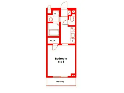 NOLIAR本郷台(1K/4階)の間取り写真