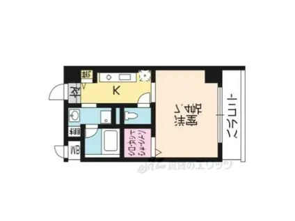 PRONITY HILL(1K/6階)の間取り写真