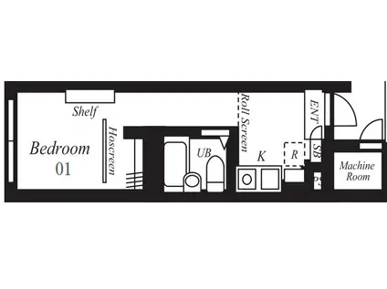 プラチナフォルム西巣鴨(ワンルーム/1階)の間取り写真