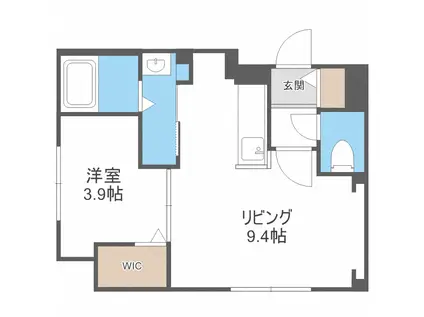 LANZADORN17(1LDK/5階)の間取り写真