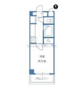 コンシェール信和(1DK/2階)の間取り写真