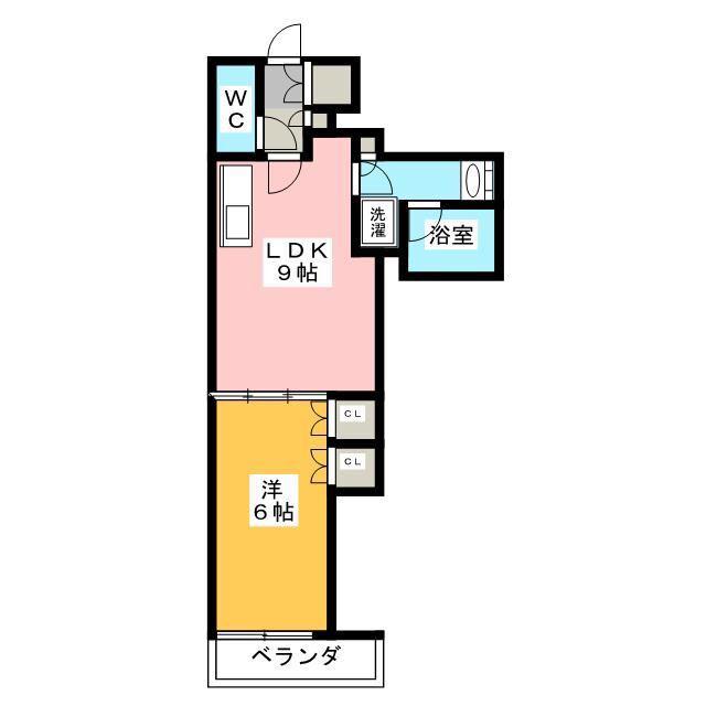 パークアクシス浅草レジデンス(1LDK/13階)の間取り写真