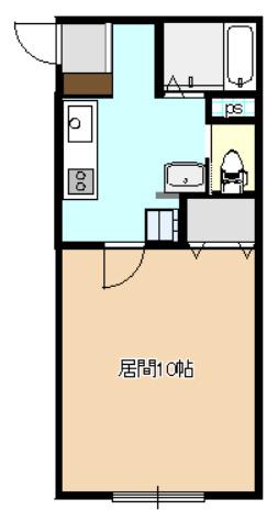 グランコートYM(1K/2階)の間取り写真
