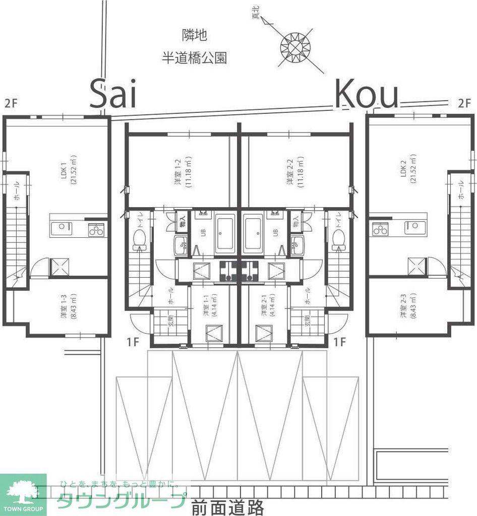 HIRAKU(3LDK/2階)の間取り写真