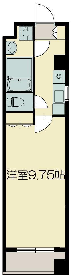 志幸35 CORON(1K/3階)の間取り写真