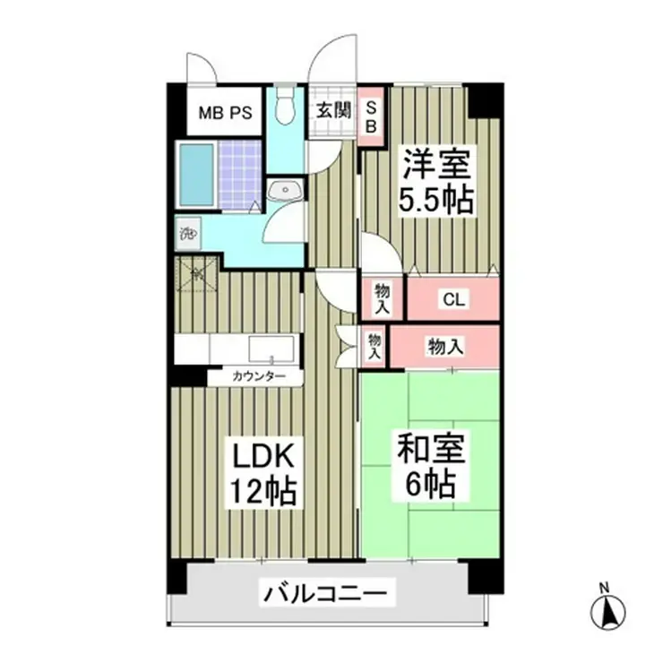 壽ビル 6階階 間取り