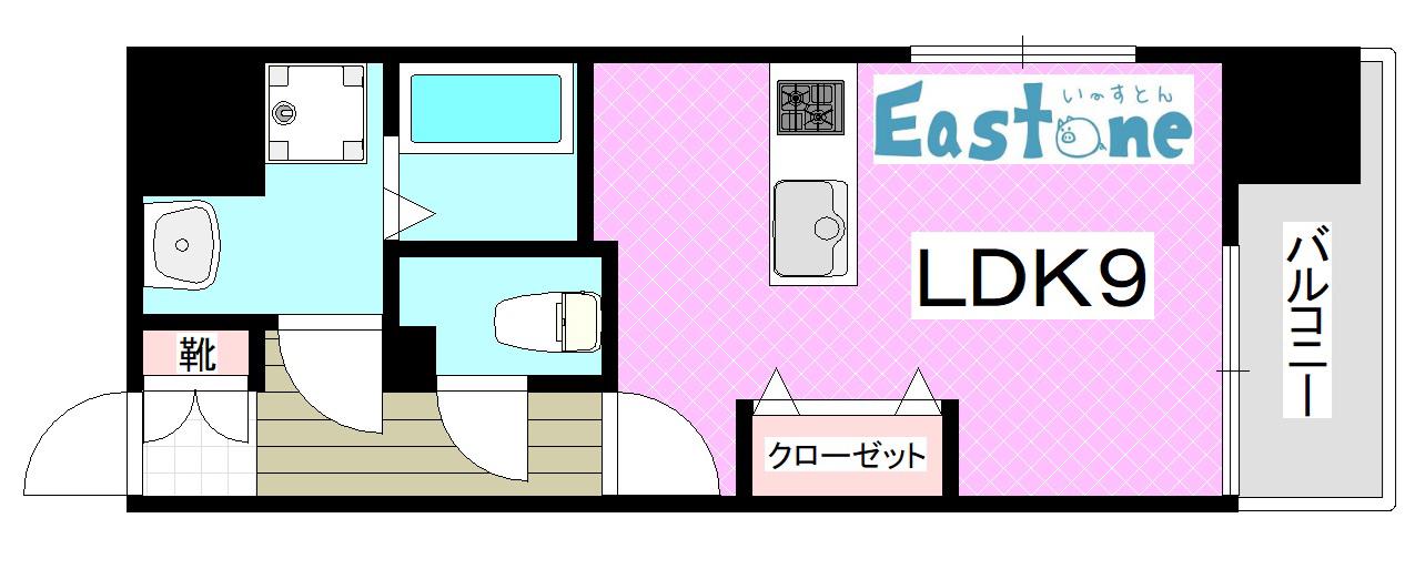 イリスパイラブライトエー(ワンルーム/5階)の間取り写真