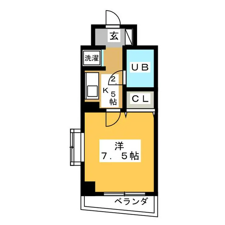 ライオンズマンション立石第2 5階階 間取り