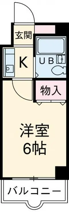 プランドール富浜第2ビル 3階階 間取り