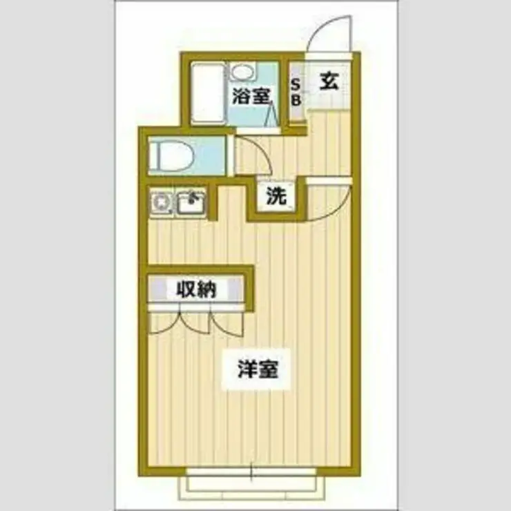 エリア中山 2階階 間取り
