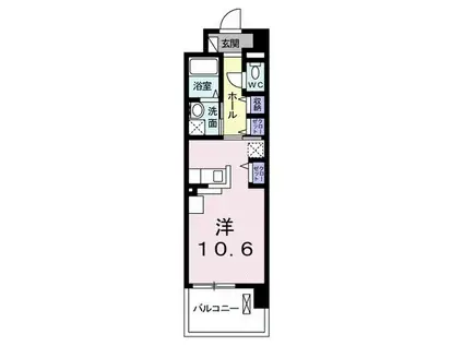 サンリットIII(ワンルーム/4階)の間取り写真