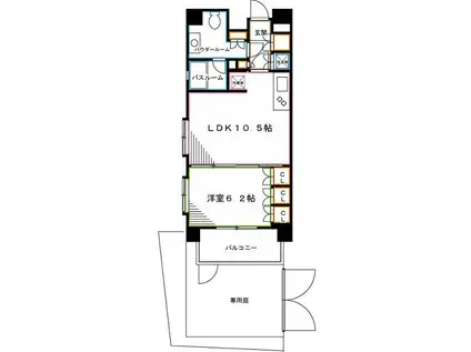 日神デュオステージ杉並井荻(1LDK/1階)の間取り写真