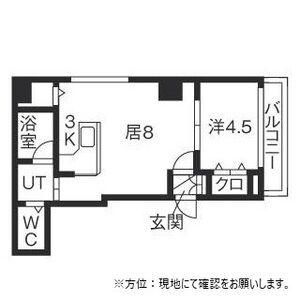 カサール・ガルシア(1LDK/2階)の間取り写真