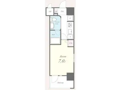 ROOTS GYOTOKU(1K/9階)の間取り写真