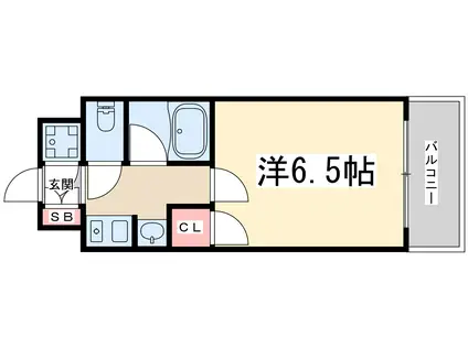 新大阪プライマリーワン(1K/10階)の間取り写真