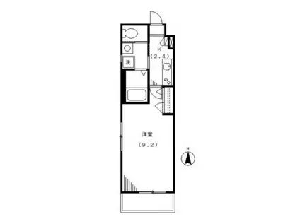 サンヴィレッジ塚越II(1K/3階)の間取り写真