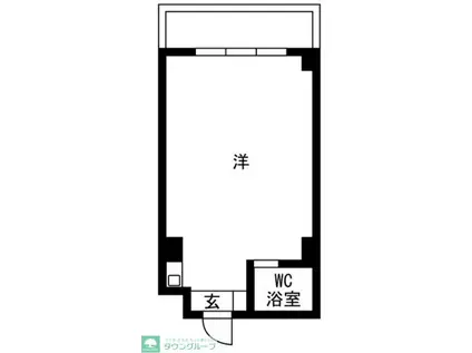 押上PARK SQUARE(ワンルーム/7階)の間取り写真