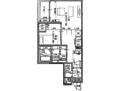 JACK MINAMIJUICHIBANII(1LDK/3階)の間取り写真