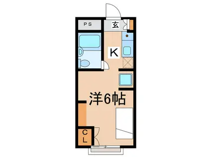 レクエルドやまな(1K/3階)の間取り写真