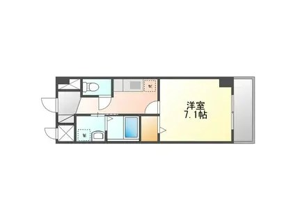 ルフォンリヴェント池袋(1LDK/14階)の間取り写真