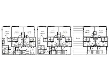 ZENITH 平井(1K/2階)の間取り写真