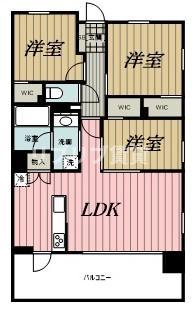 センチュリー千葉みなと(3LDK/8階)の間取り写真