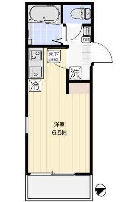 ラウレア練馬(ワンルーム/3階)の間取り写真
