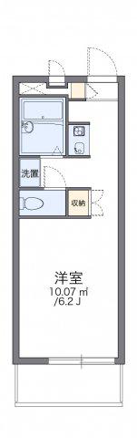 レオパレスCASAAVENUE III(1K/2階)の間取り写真