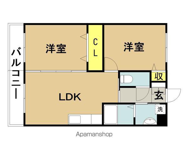 T・S GRANDE 大塚(2LDK/3階)の間取り写真