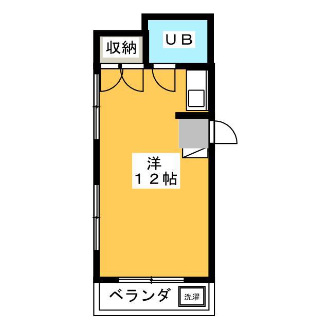 アビタ21(ワンルーム/3階)の間取り写真
