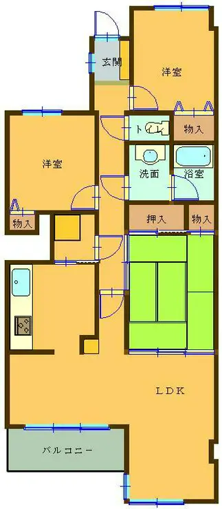 ダイアパレス本庄 11階階 間取り