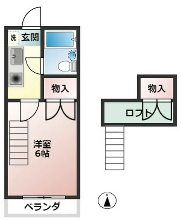 ミネコーポ 2階階 間取り