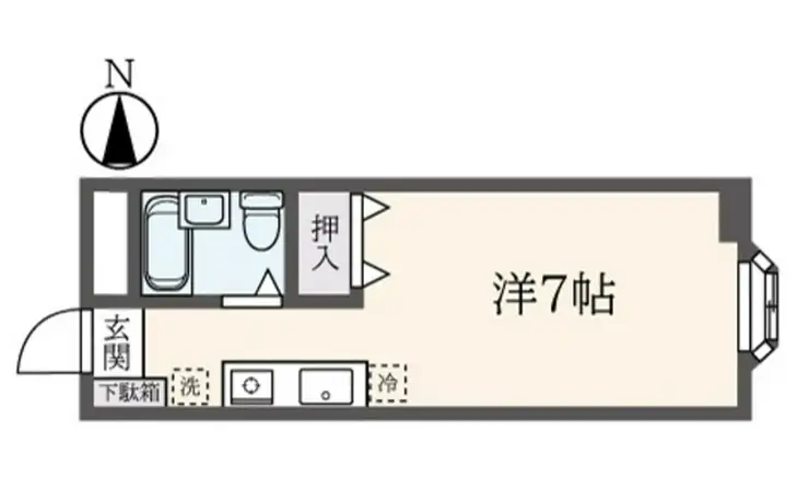 横川ビル 3階階 間取り