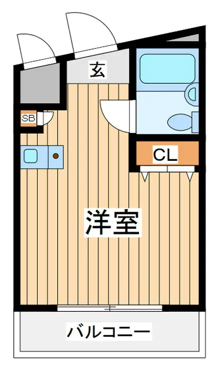 ポートハイム西横浜 6階階 間取り