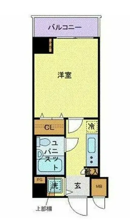 アヴァンティーク東銀座 6階階 間取り