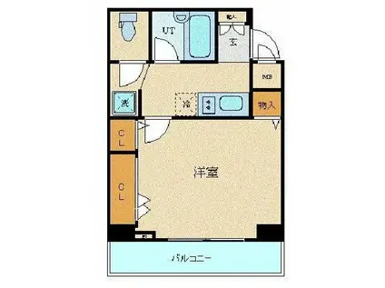 サンテミリオン大手町北(1K/7階)の間取り写真