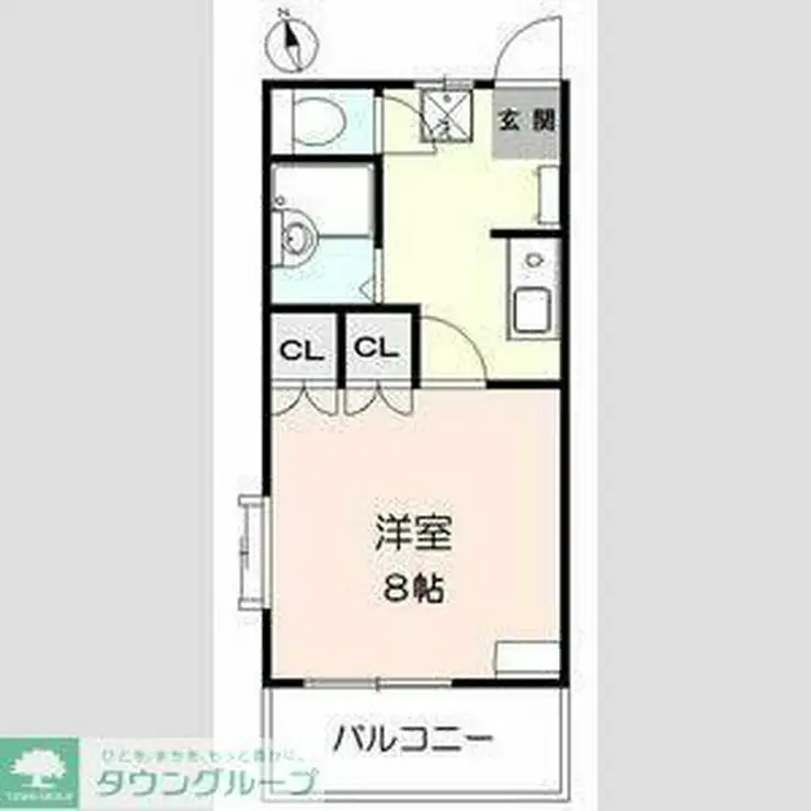 ニューハイツ宏榮 1階階 間取り