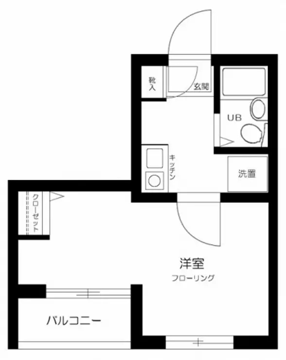 プレール明大前 2階階 間取り