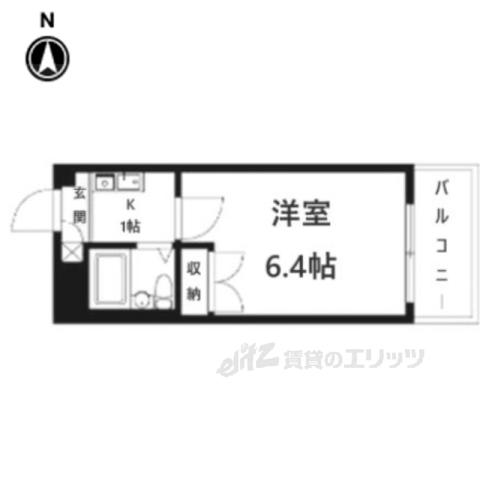 光陽マンション(1K/1階)の間取り写真