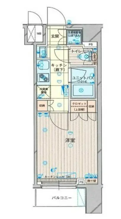 ルーブル仲六郷弐番館 5階階 間取り
