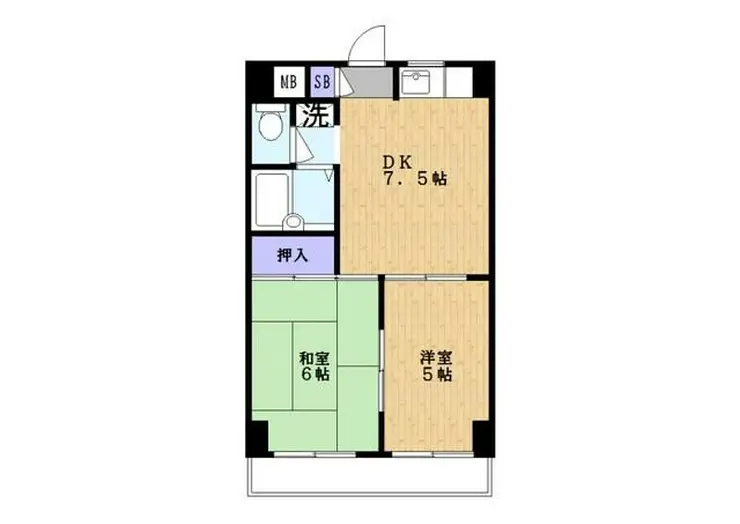 クレセント南千住 2階階 間取り