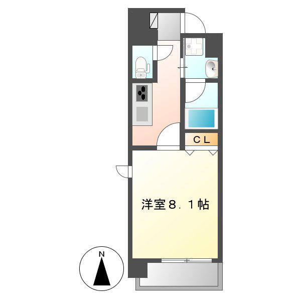 COURT MARIAGE(1K/1階)の間取り写真