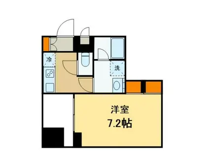 アイルグランデ北綾瀬(1K/4階)の間取り写真