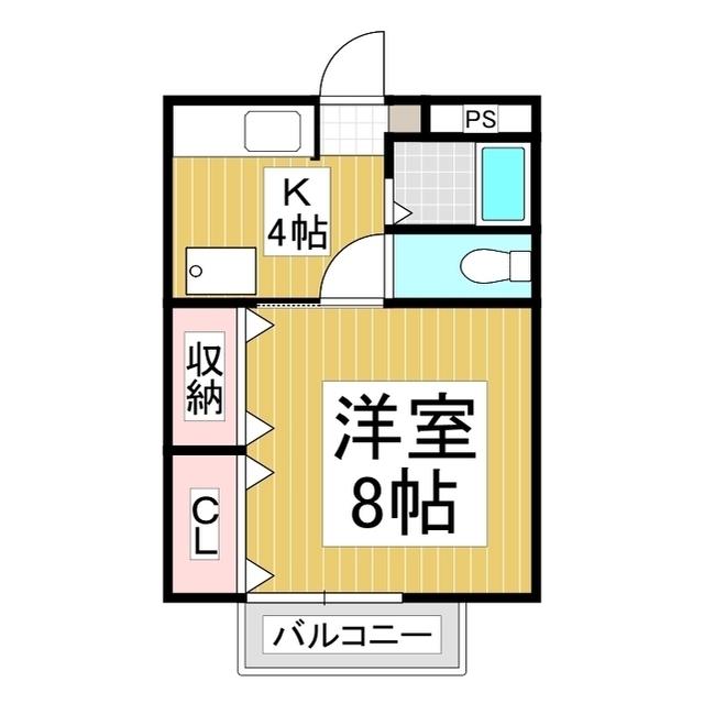 サープラスユリカ(1K/2階)の間取り写真
