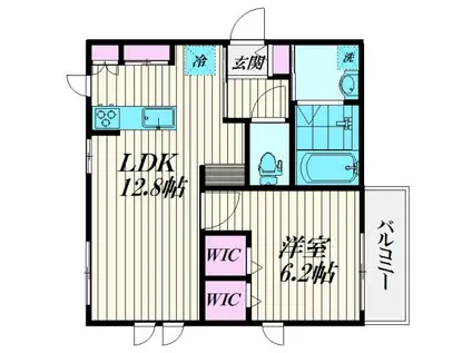 ARCH ANGEL(1LDK/3階)の間取り写真