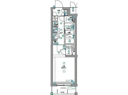 PATINA SHIMOMARUKO(1K/3階)の間取り写真