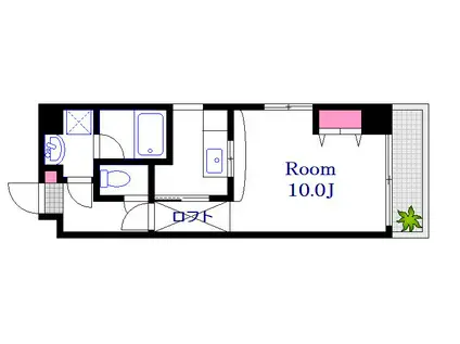 第6小谷ビル(1K/3階)の間取り写真