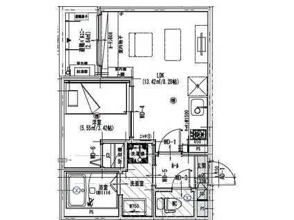 JACK KOYOII(1LDK/3階)の間取り写真