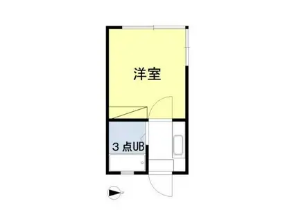 ラディシュ川田(1K/1階)の間取り写真