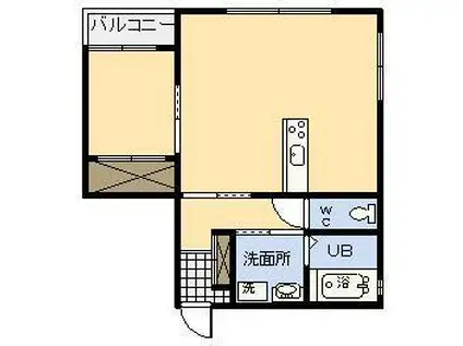 アルテマイスターマラマ(1LDK/3階)の間取り写真